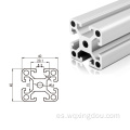 Estándar europeo 4040 Perfil de aluminio Plata